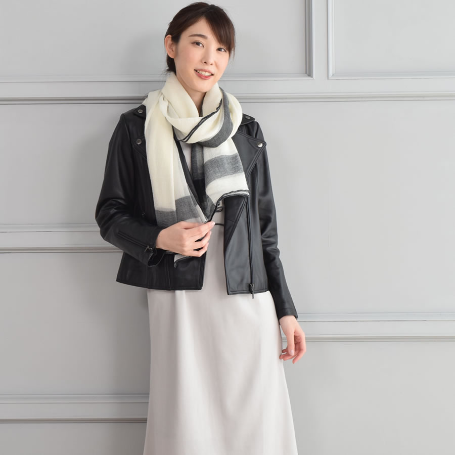 30%OFF 会員価格適用外】【Merfirge】ウール 100％ 大判 薄手 ストール