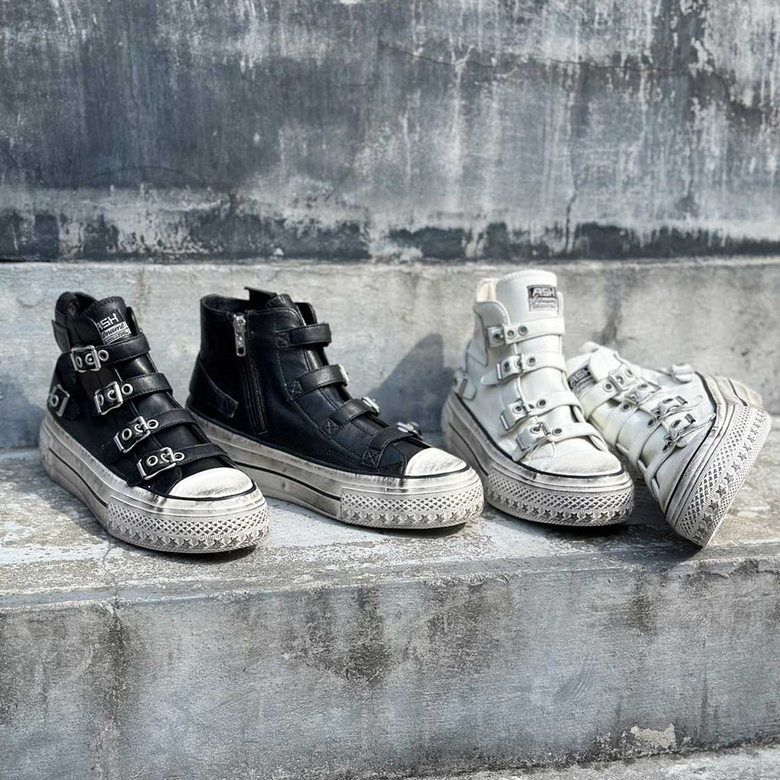 まぁちゃん ASH 厚底スニーカー 38 ADDICT】 チャンキースニーカー（スニーカー）｜ASH（アッシュ）の