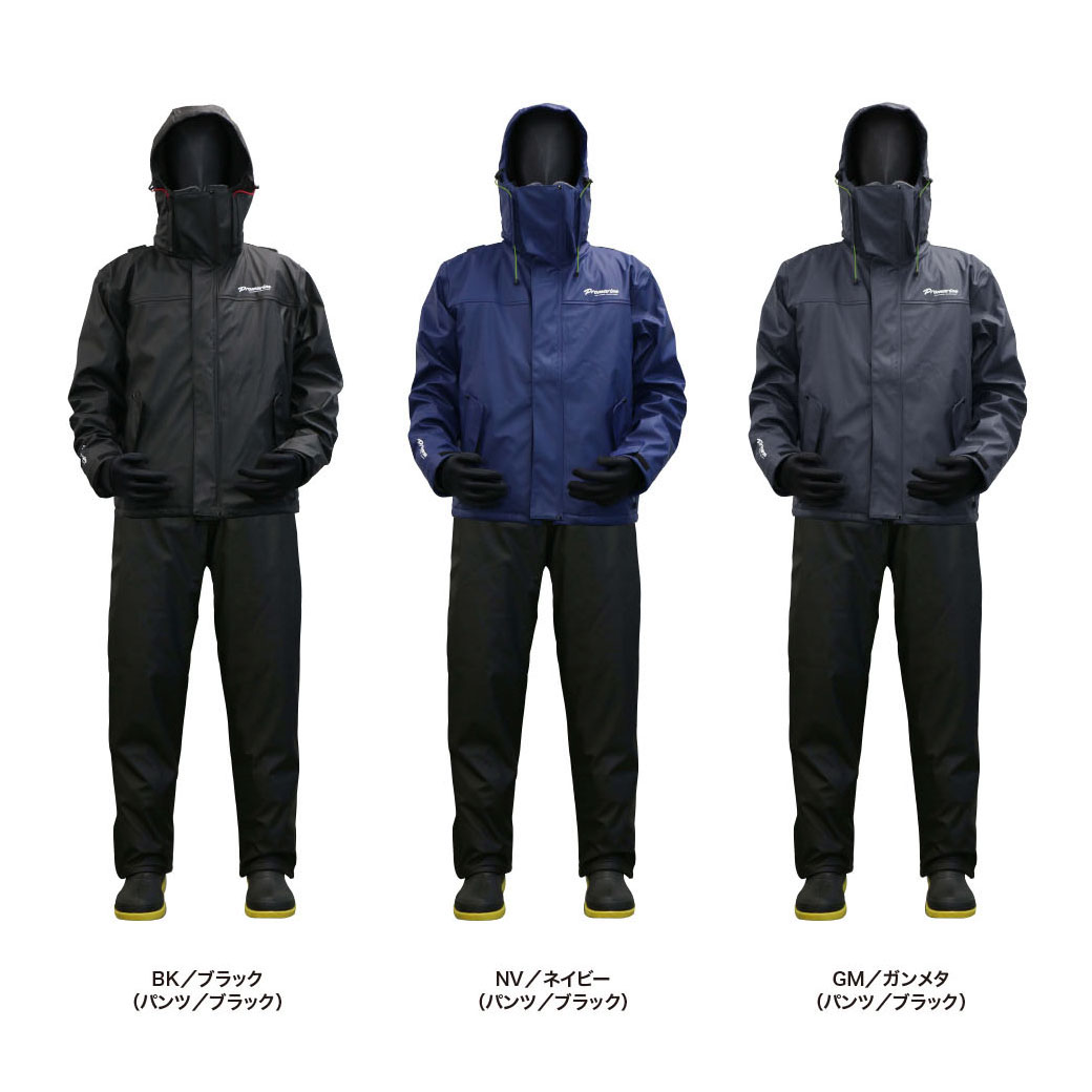 プロマリン　防水防寒ウインターPUマリンスーツ　3L 楽天市場】浜田商会 防水防寒ウィンター PUマリンスーツ ネイビー