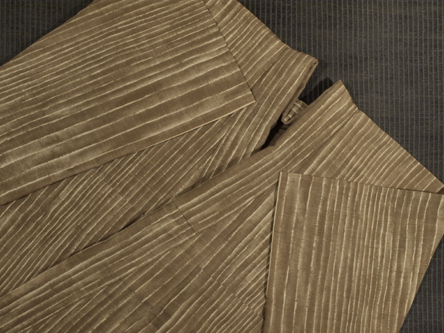 帯のアトリエ花邑-hanamura- 銀座店 「香染（こうぞめ）色地 縞文様 板