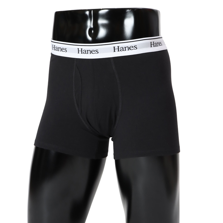 Hanes originalsボクサーブリーフ ブラックXホワイト | ヘインズの