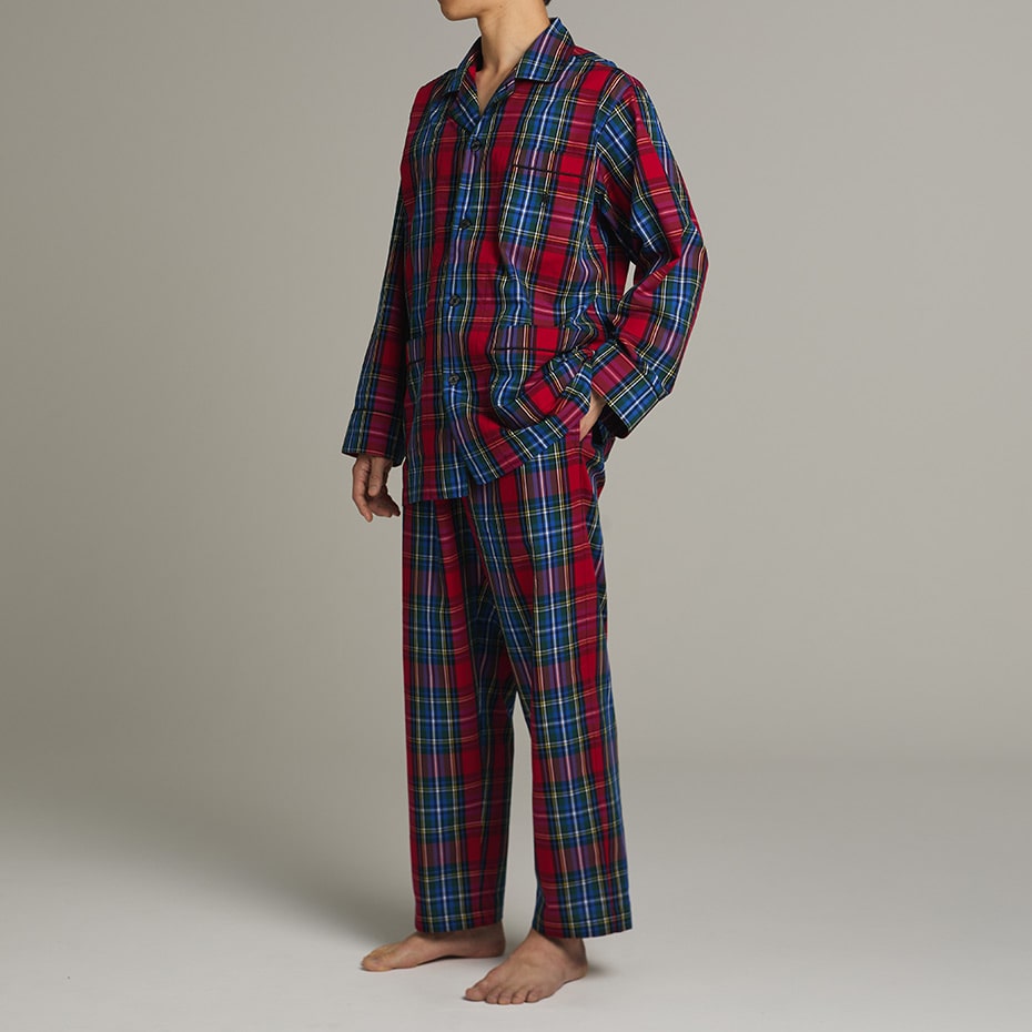 パジャマ ビストロチェック レッド | ポロ ラルフ ローレン メンズ