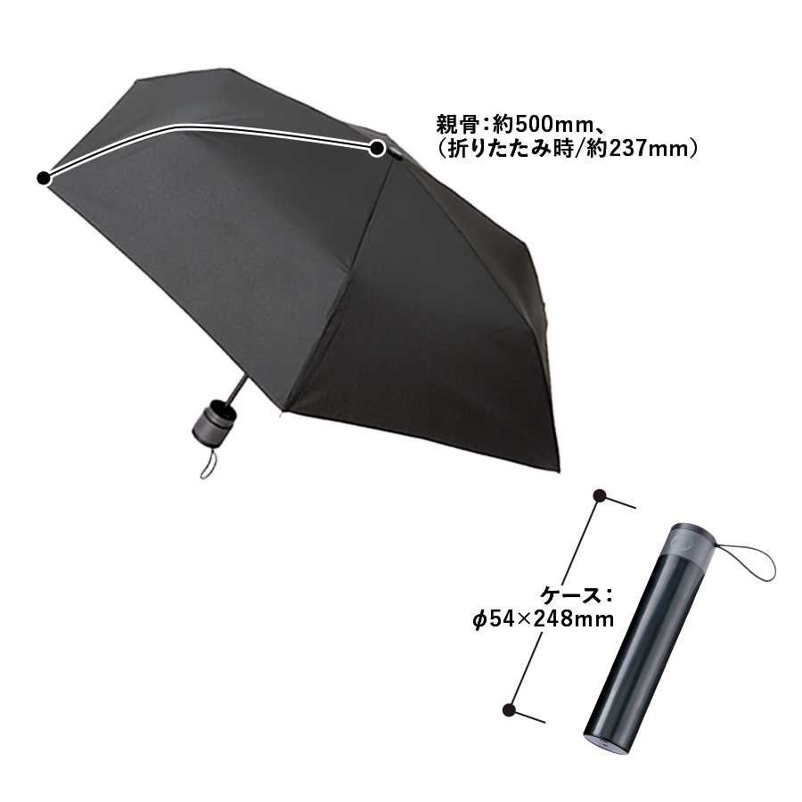 ボトルケースUV折りたたみ傘【最安値1,496円】｜ノベルティ・記念品