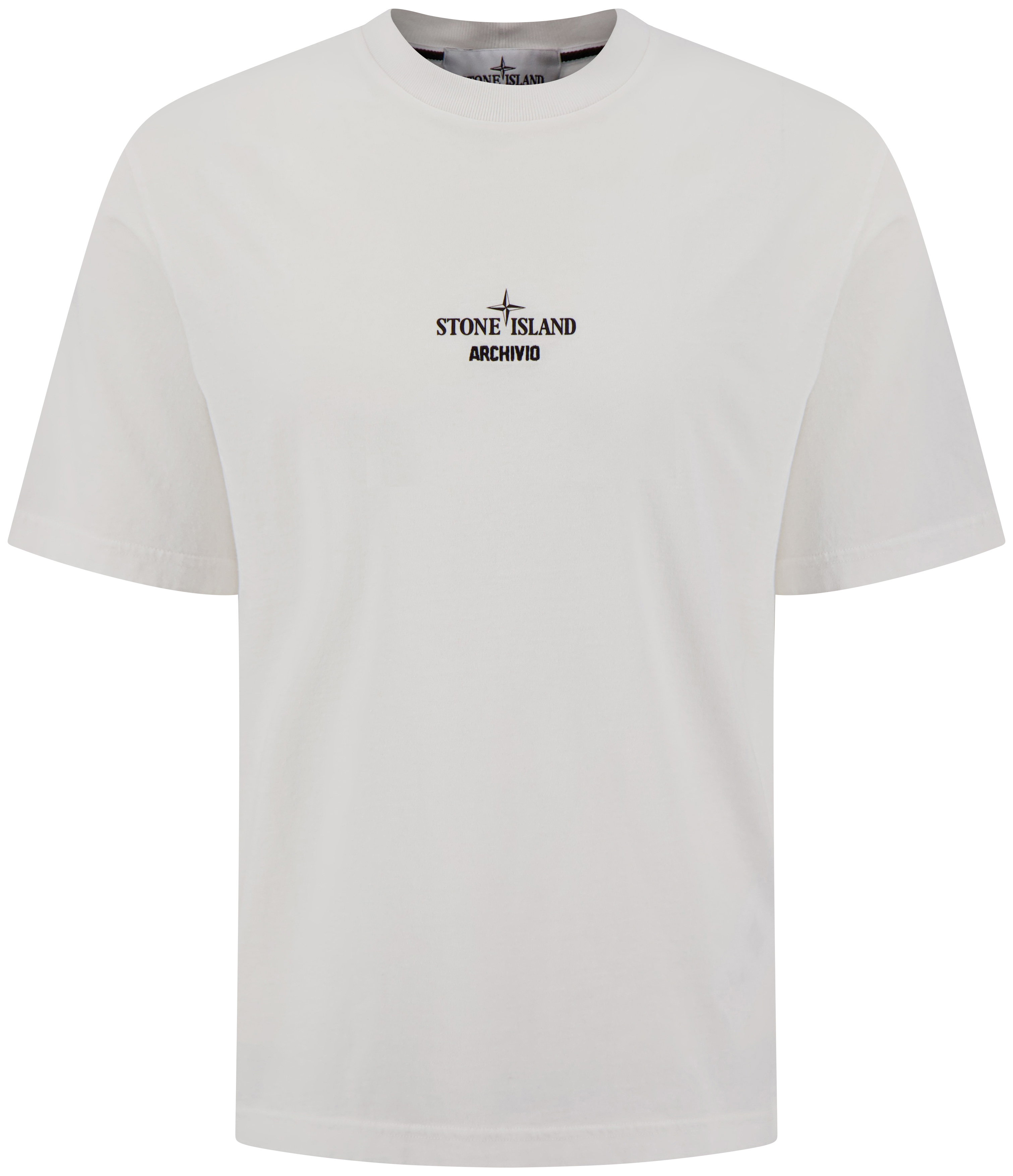 Stone Island Korte mouw t-shirt Wit t-shirt km kopen | Hans voortman