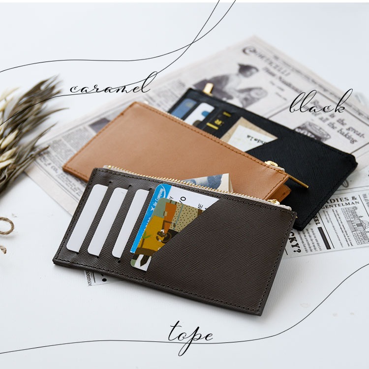 サフィアーノレザー フラグメントケース HIGHCAMP FACTORY OFFICIAL STORE