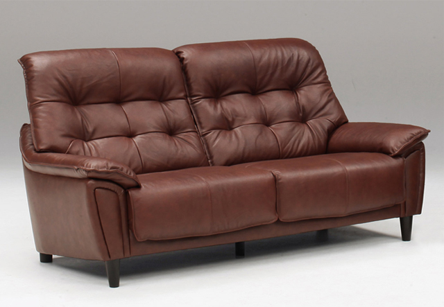 3人掛け本革ソファ クシュル