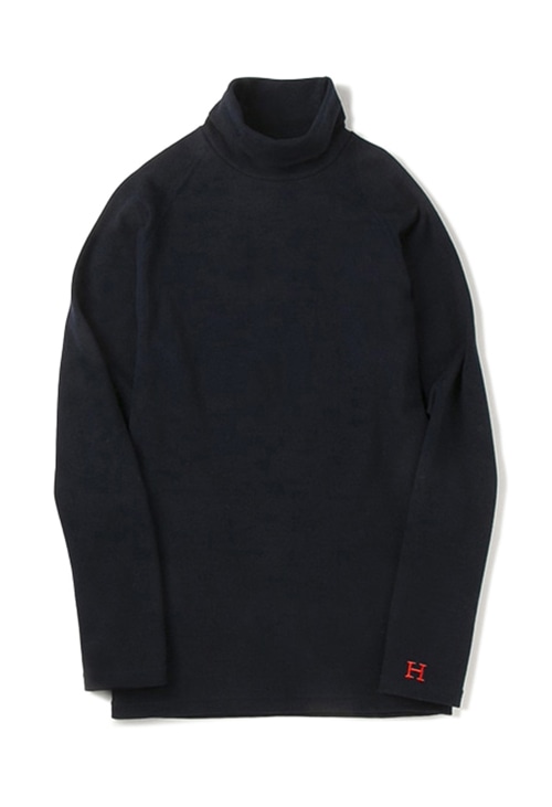 ストレッチフライス タートルネック ロングスリーブ Tシャツ