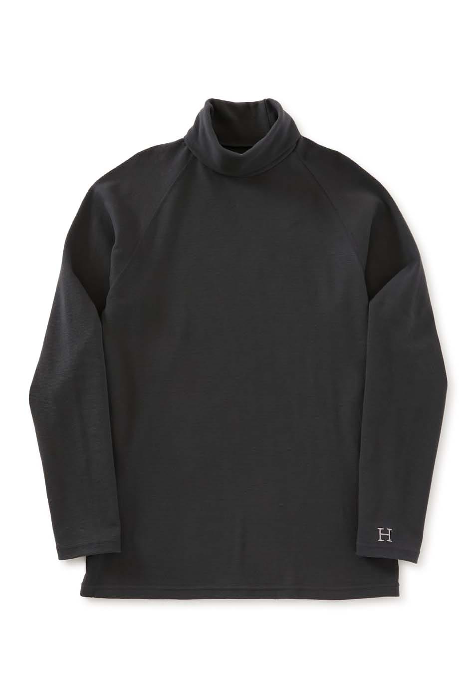 ストレッチフライス タートルネック ロングスリーブ Tシャツ