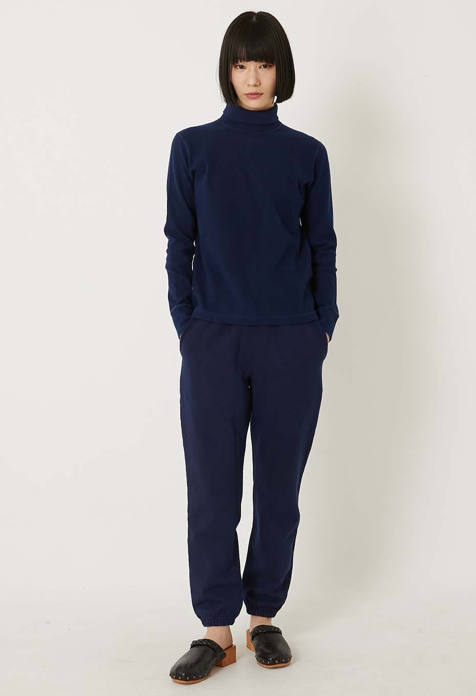 ムライトテレコ テゾメ ニードルステッチ タートルネック Tシャツ ユニ