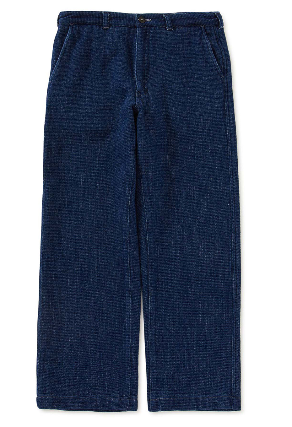 フロージャカードデニム フレンチワークパンツ | BLUE BLUE