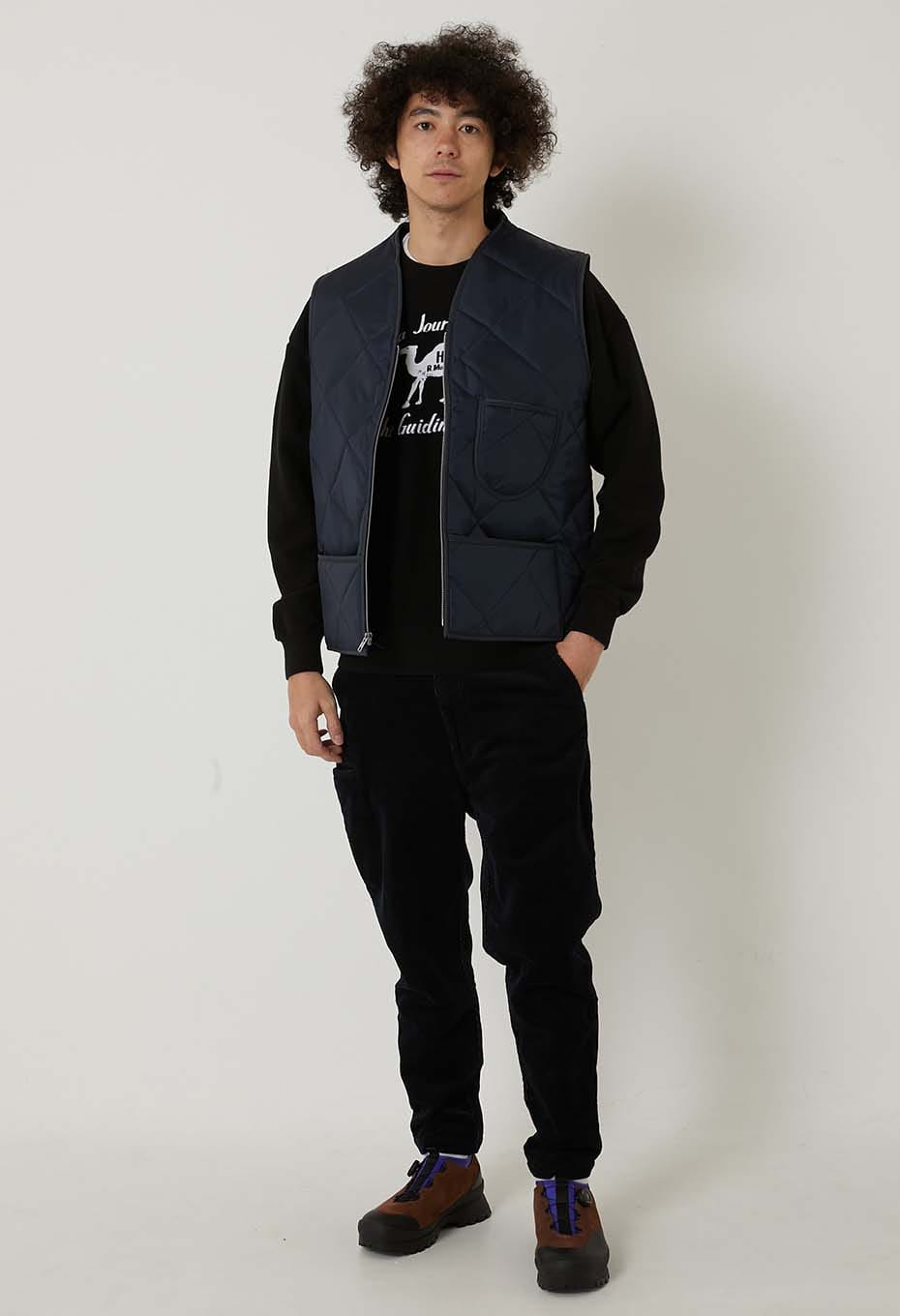 SNAP N WEAR #300 ナイロンタフタ キルトベスト | SNAP N WEAR