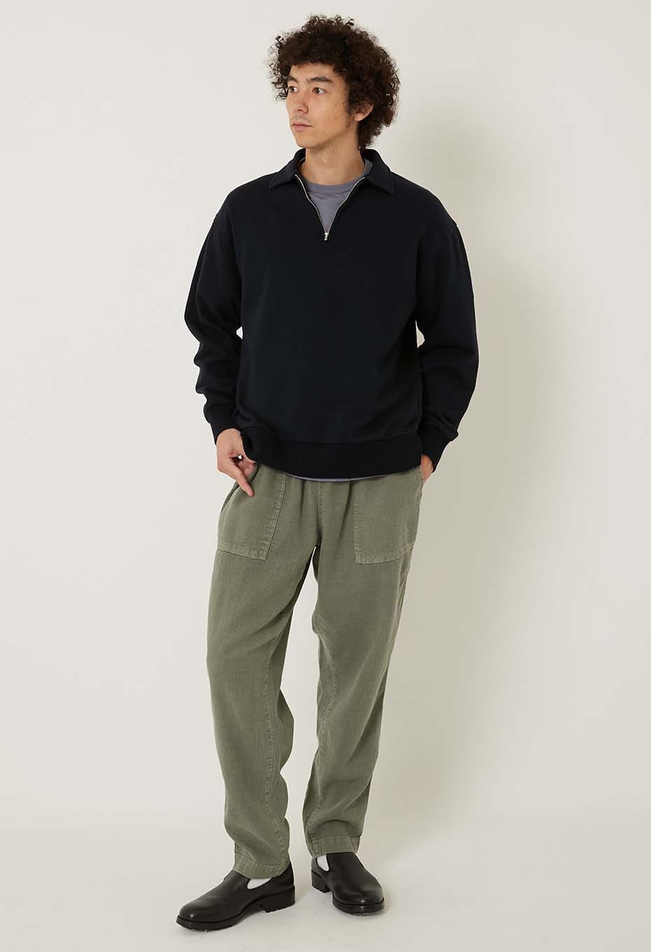 ハーフジップスウェットシャツ | BLUE BLUE | ハリウッドランチ