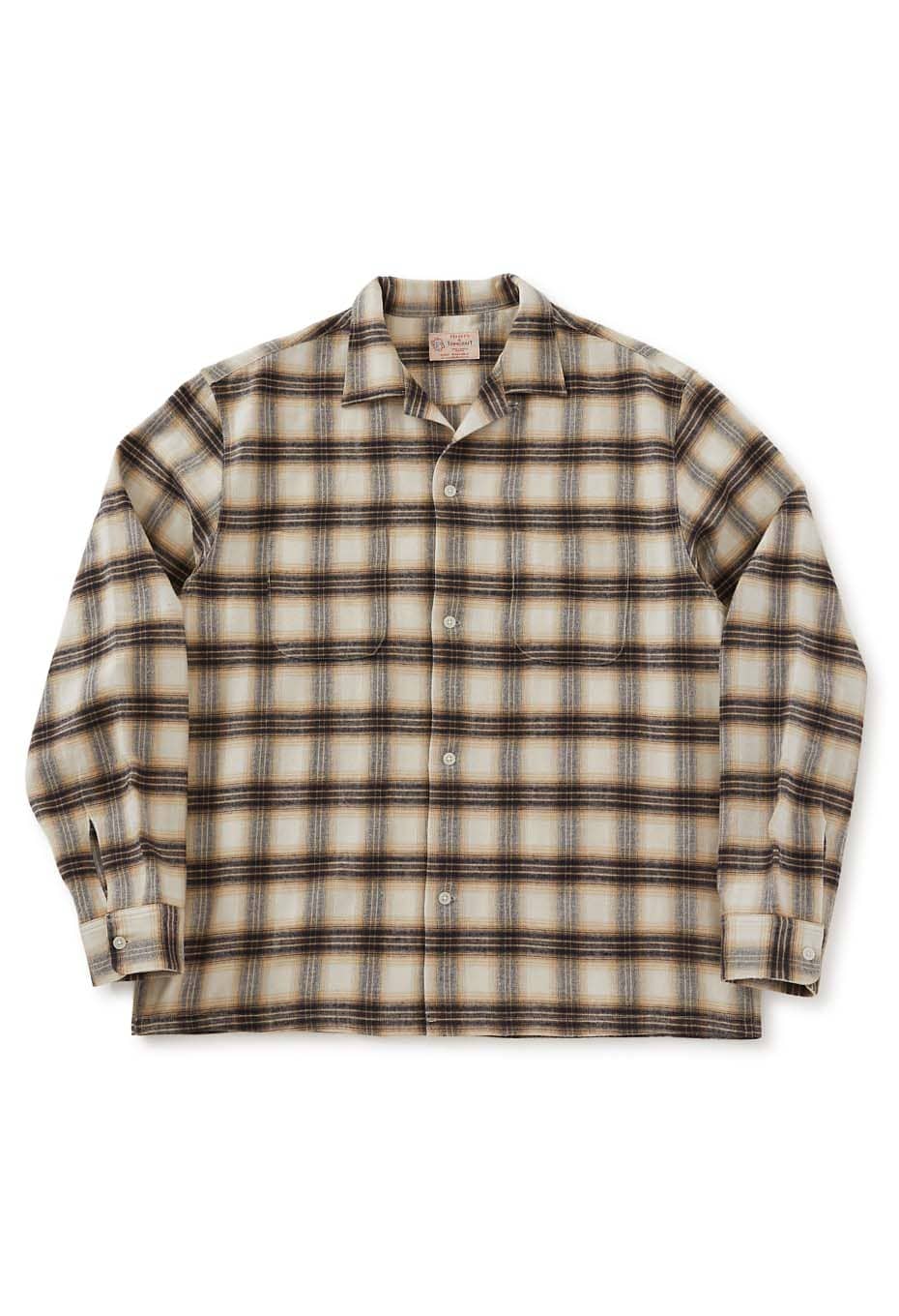 TOWNCRAFT × HIGH! STANDARD /TC24FW-06SL1 60s ROOP COLLAR FLANNEL