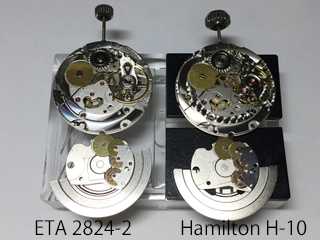 ハミルトン専用ムーブメント H-10 ハミルトン ティソ 正規販売店 宝石