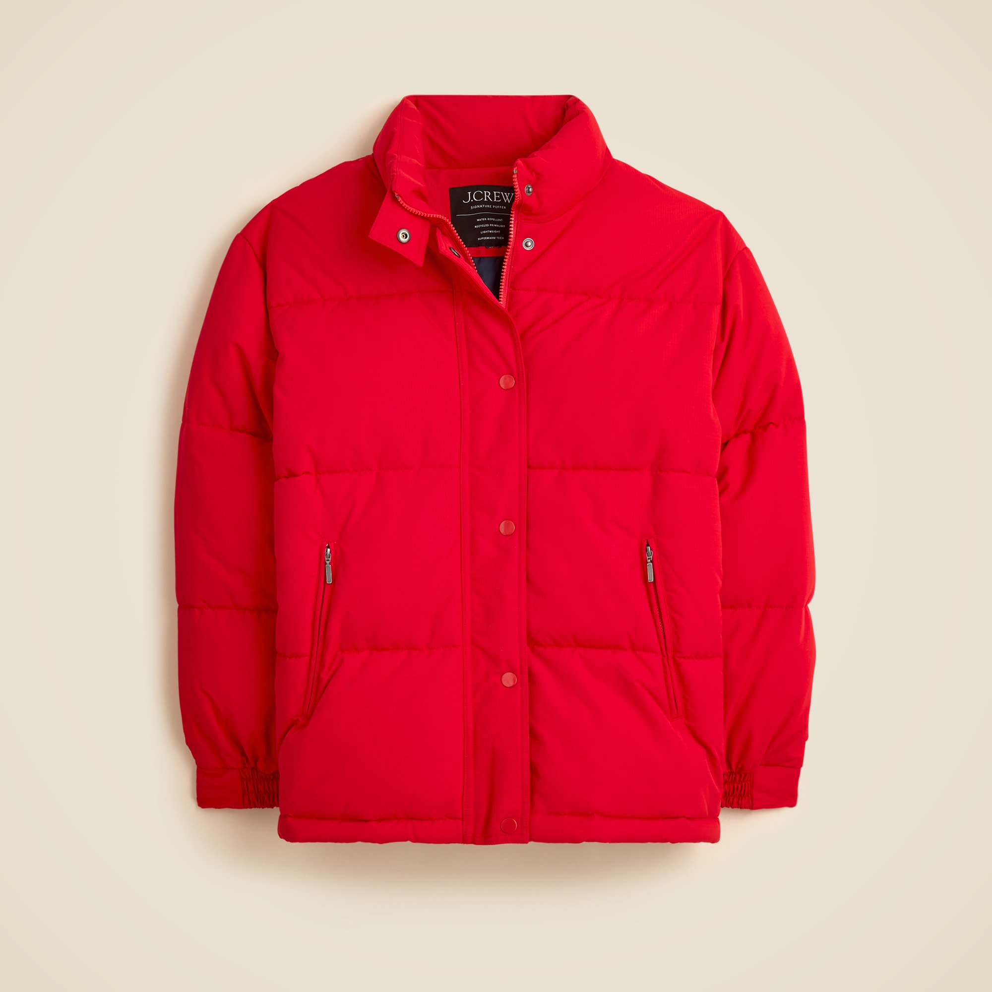 Signature Puffer Jacket With PrimaLoft® For Women | J.Crew