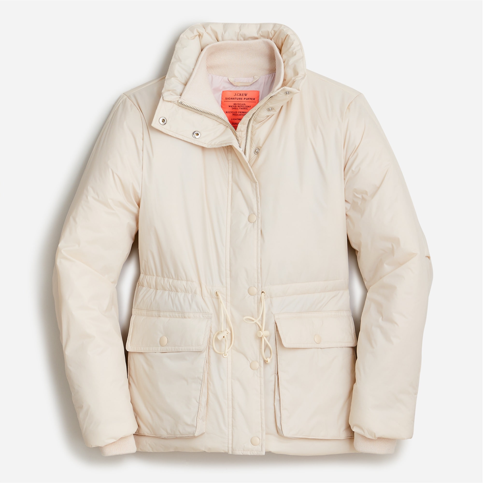 Lightweight Cinched-waist Puffer Jacket For Women | J.Crew
