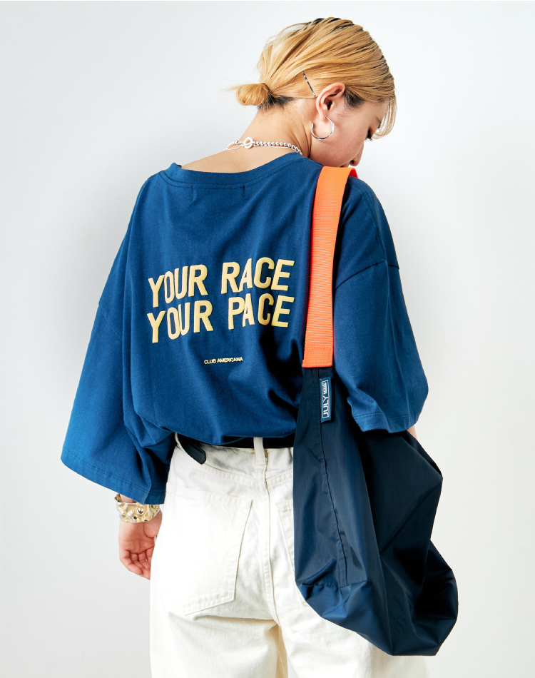 Americana(アメリカーナ)の別注Tシャツで作る初夏の大人カジュアル