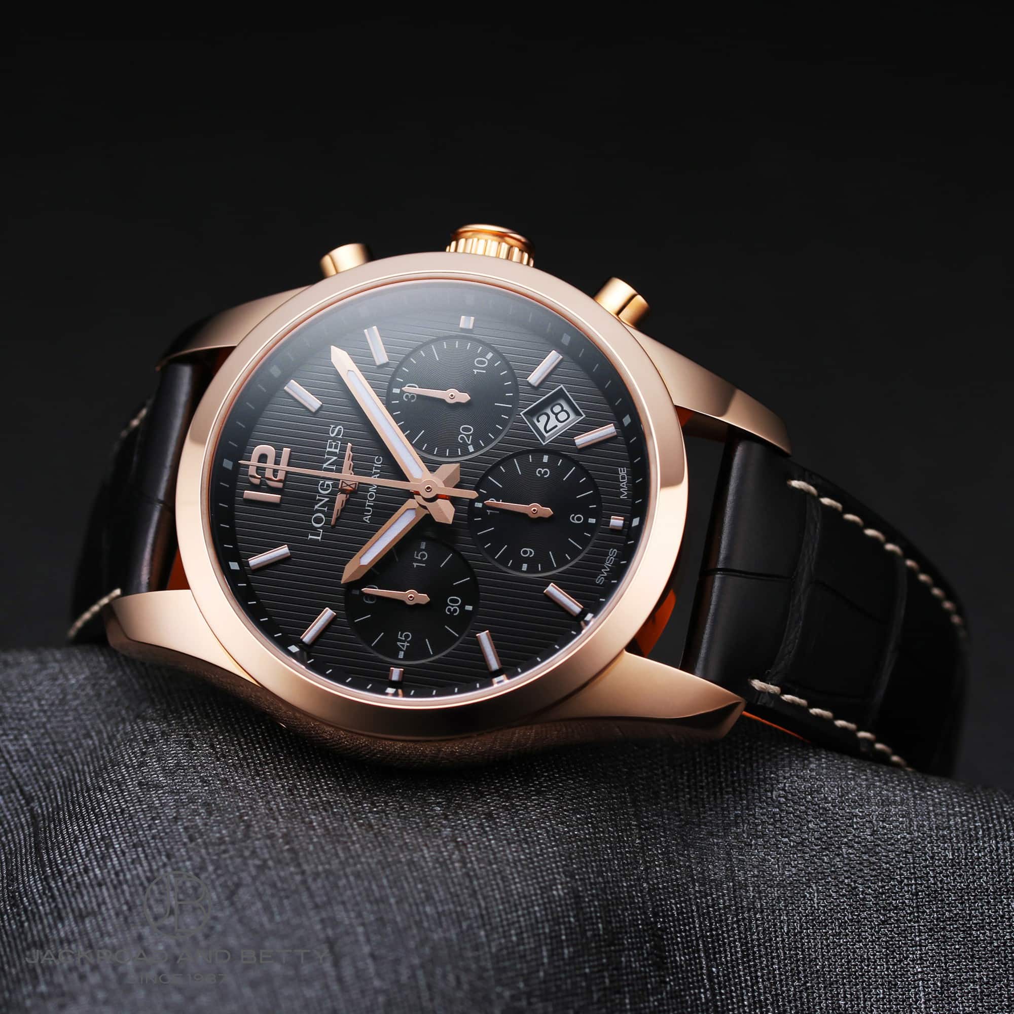 コンクエスト クラシック クロノグラフ[L2.786.8.56.3] Conquest