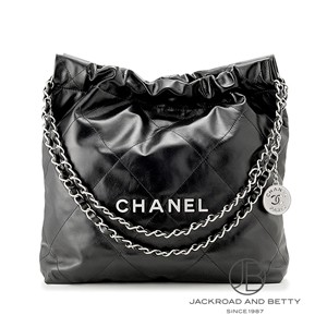 CHANEL 22 スモール ハンドバッグ ブラック 黒[AS3260 B19057 94305