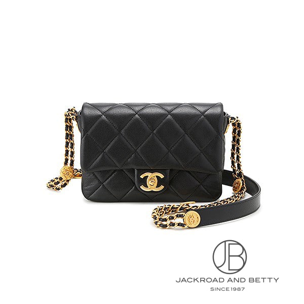 スモールフラップバッグ ブラック 黒[AS3369 B08474 94305] Small flap