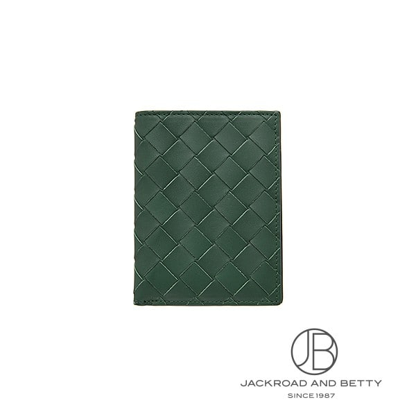 イントレチャート 二つ折り ウォレット エメラルドグリーン[742143