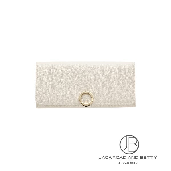 ブルガリ クリップ ラージ ウォレット ホワイト 白[283440] BVLGARI