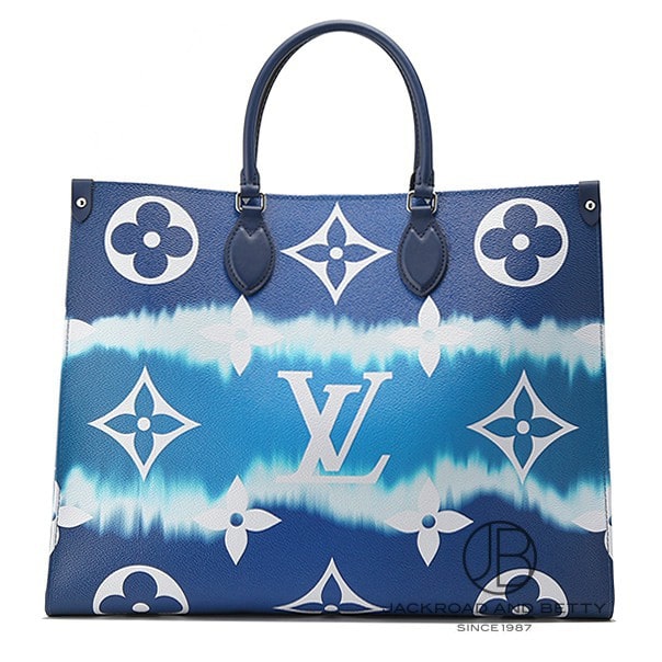 オンザゴー GM LV エスカル パステル モノグラム ブルー 青[] | ルイ