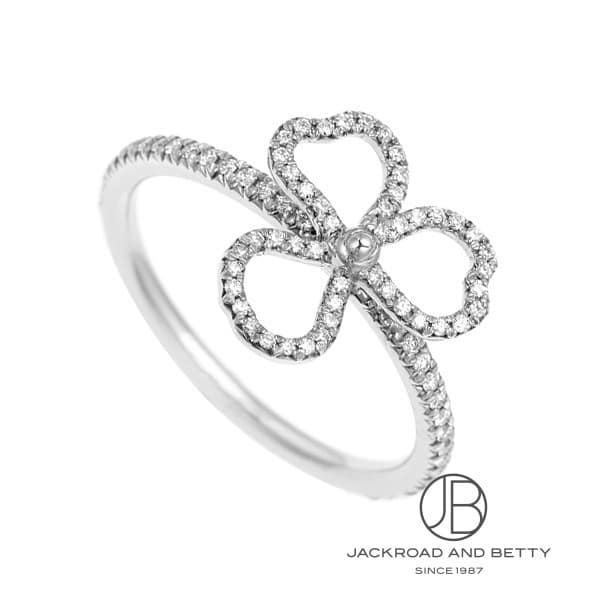 ペーパーフラワー ダイヤモンド オープンフラワーリング[61698280