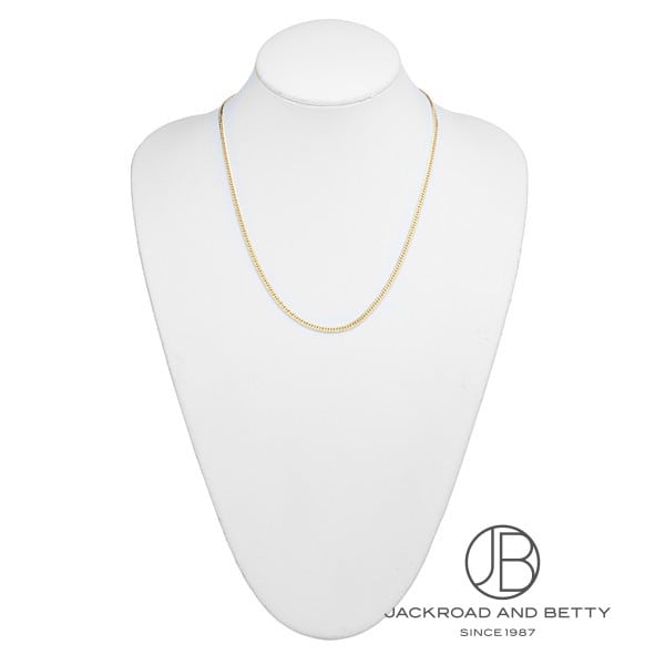 K18 6面 ダブル 20g 50cm ネックレス 造幣局刻印有り[] necklace