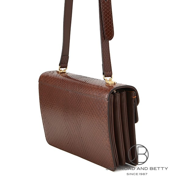 パイソン レザー ショルダー バッグ[] Python Leather Bag | グッチ