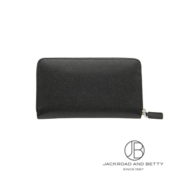 ブルガリ・ブルガリ マン ジップウォレット ブラック 黒[284230