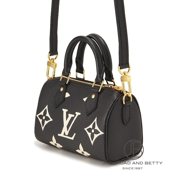 ナノ・スピーディ モノグラム アンプラント ブラック ベージュ[M81456