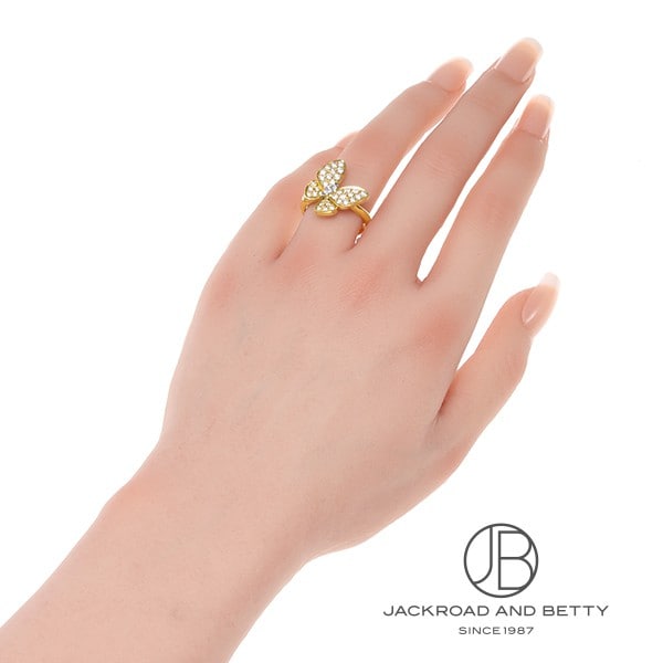 ドゥ パピヨン リング[VCARP3DQ00] Two Butterfly Ring | ヴァン