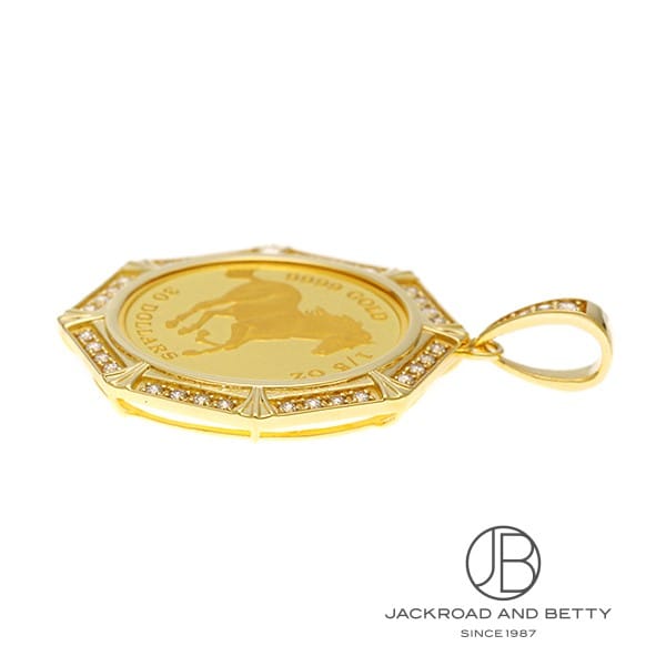 K24 純金ツバル ホース 1/5オンス コイン ペンダントトップ[] Pure