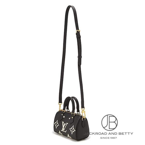 ナノ・スピーディ モノグラム アンプラント ブラック ベージュ[M81456