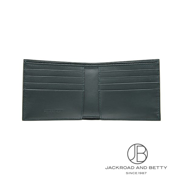 イントレチャート 二つ折り ウォレット ダークグリーン[743211 VT273