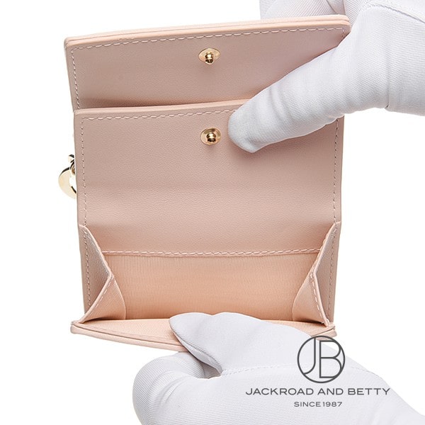 レディ ディオール ロータス ウォレット パウダーピンク