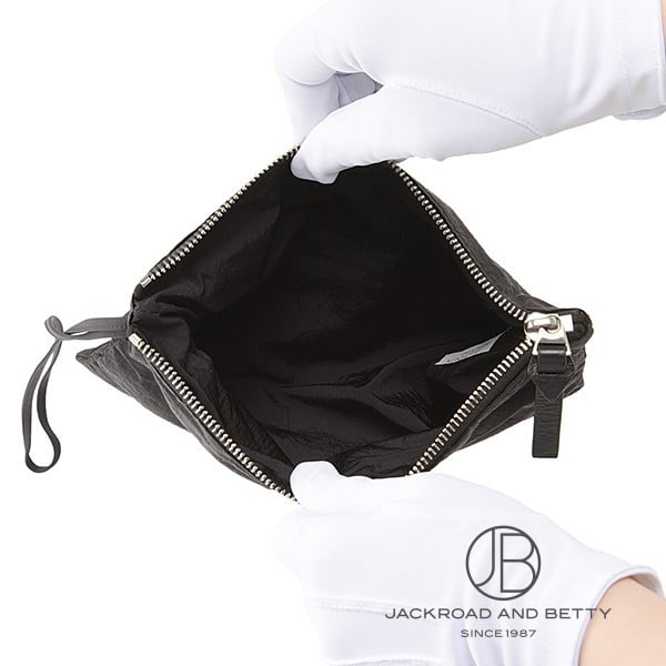 カセット マキシ イントレチャート ショルダーバッグ ブラック 黒