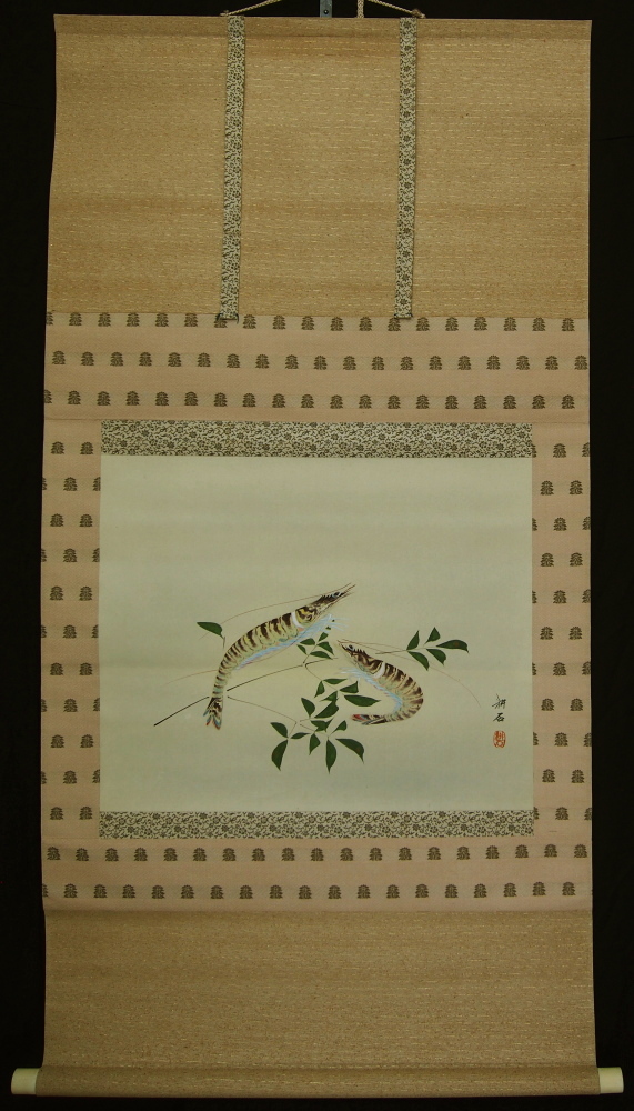 京都の掛軸専門店 古美術神宮堂 掛軸 彩色花鳥画