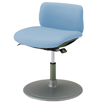 LT92AA-PB21 オカムラ 患者チェア 肘付 丸ベース 回転ロック ライト