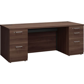 DX06TZ-MX63 オカムラ グレースライン 両袖机 幅1800 プライズウッド