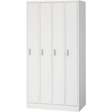 AKL-W4WS 4人用（2列2段） AKL ワイドスチールロッカー 幅900 奥行515