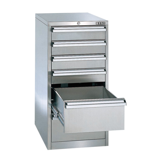 SU-66SB サカエ ステンレスキャビネット 6段引出しの通販【法人