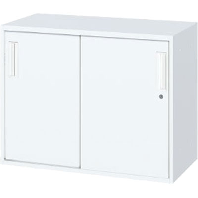 OFR35W-07S スチール引戸書庫 上下兼用 ホワイト 幅900×奥行350×高さ