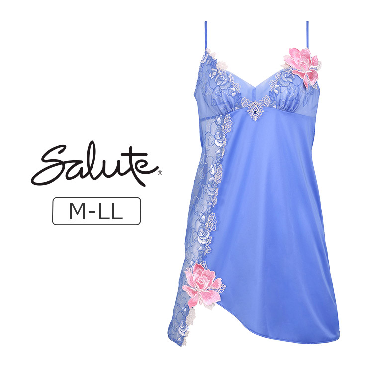 STJ276｜ワコール サルート 76G スリップ 全4色 M-LL 下着