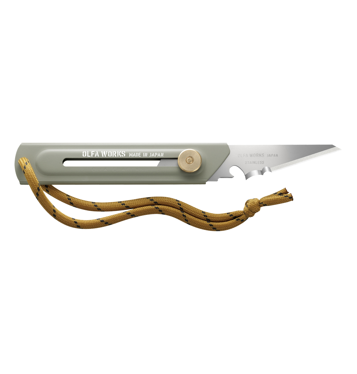 替刃式ブッシュクラフトナイフ BK1 アッシュグレー｜オルファ株式会社