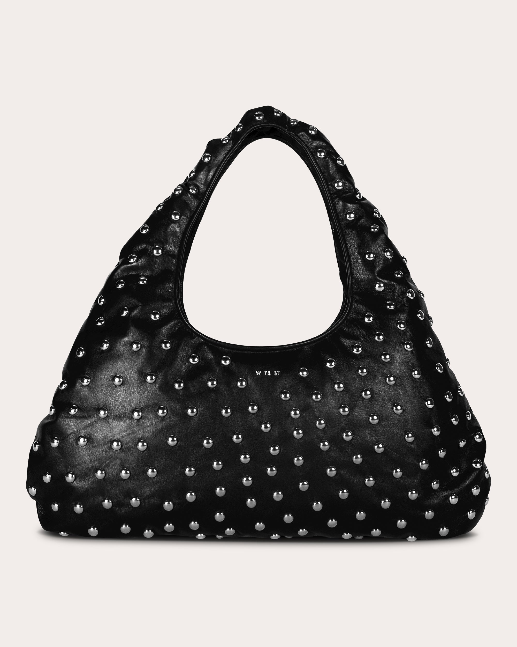 Medium Cloud Studded-Leather Shoulder Bag | Olivela