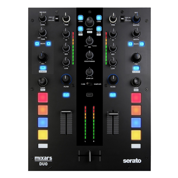 Serato DJインターフェイス内蔵ミキサーmixarsの「DUO MKII」をご紹介
