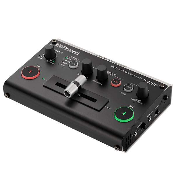 Roland/マルチフォーマットビデオミキサー/V-02HD -DJ機材アナログ
