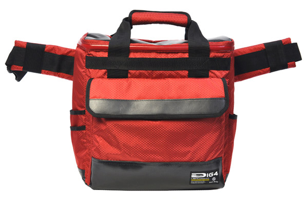 DIG4/DJバッグ/2 WAY VINYL TOTE レッド -DJ機材アナログレコード専門